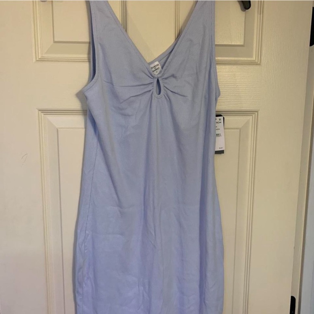 Melrose and Market Light Blue Mini Dress